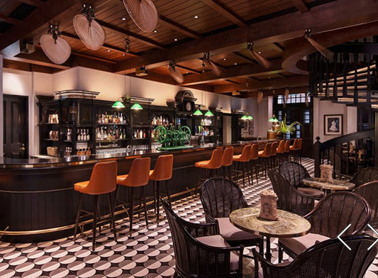 Top Ten Vintage Bars in the World #5 - Long Bar @ Raffles, Singapore - Any Old Vintage