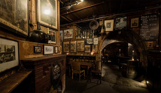 Top Ten Vintage Bars in the World #6 - Gordon's Wine Bar, London - Any Old Vintage