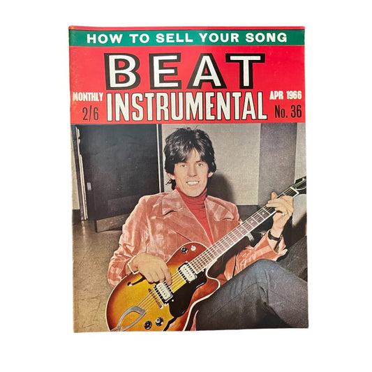 Beat Instrumental magazine Apr 1966 Keith Richards - Any Old Vintage