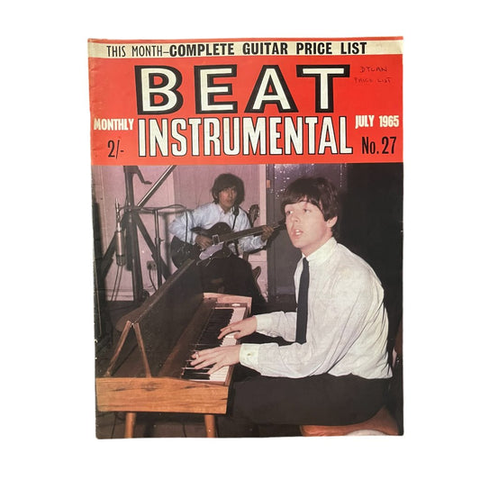 Beat Instrumental magazine July 1965 Paul McCartney - Any Old Vintage