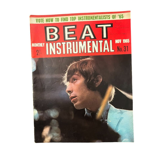 Beat Instrumental magazine Nov 1965 Charlie Watts - Any Old Vintage