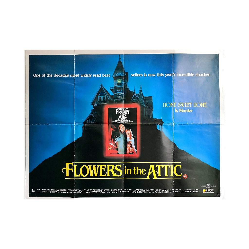 Flowers in the Attic Original 1987 Cinema Quad Poster - Any Old Vintage