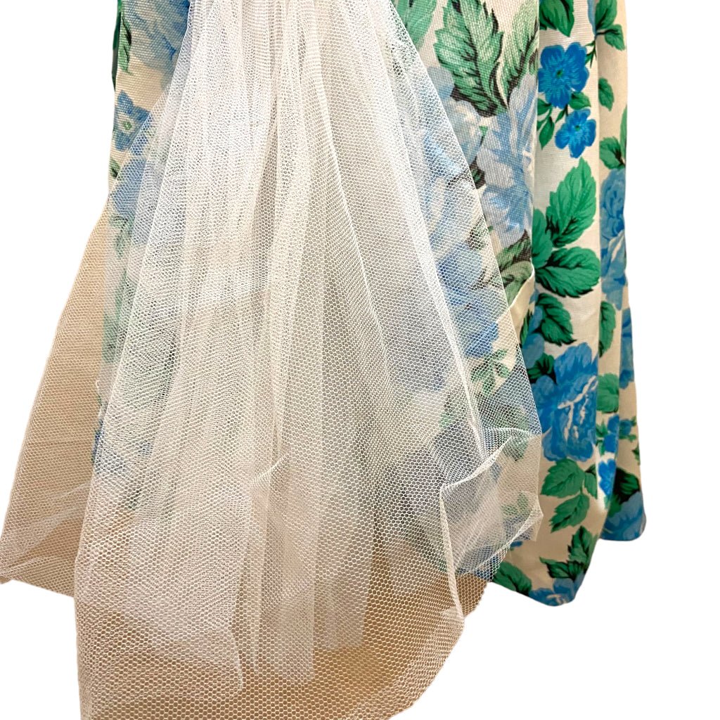 Handmade 1950s Floral Dress - Any Old Vintage