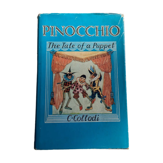Illustrated 1968 Pinocchio The Tale of a Puppet Hardback Book - Any Old Vintage