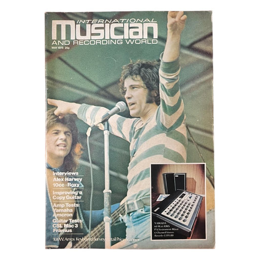 International Musician and Recording World May 1975 Alex Harvey - Any Old Vintage