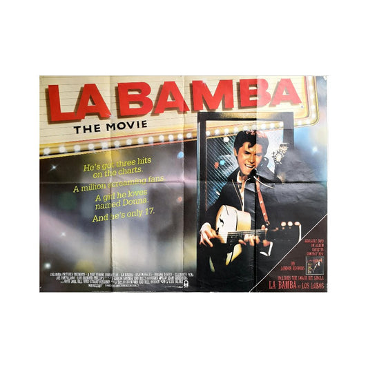 La Bamba Original 1987 Cinema Quad Poster - Any Old Vintage