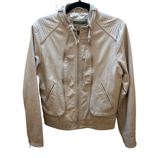 Pre-loved Mint Velvet Leather Biker Jacket - Any Old Vintage