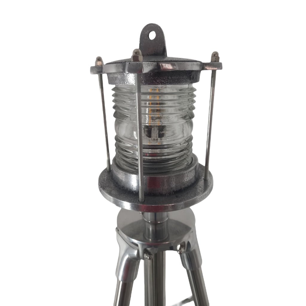 Retro Nautical Mini Lighthouse Tripod Floor Lamp - Any Old Vintage