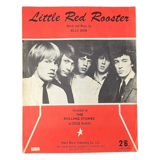 Rolling Stones Little Red Rooster Sheet Music 1961 - Any Old Vintage