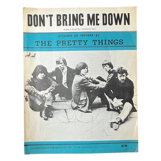 The Pretty Things Don't Bring Me Down Sheet Music 1964 - Any Old Vintage