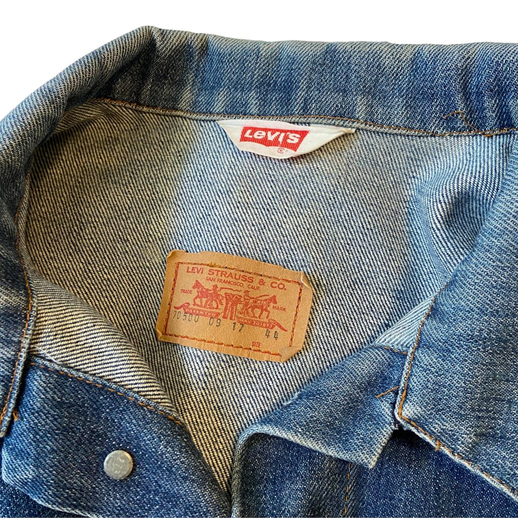 Vintage 1970s Levi's Denim Trackers Jacket - Any Old Vintage