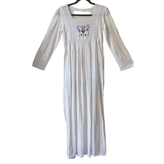 Vintage 1970s Long Cheesecloth Dress - Any Old Vintage