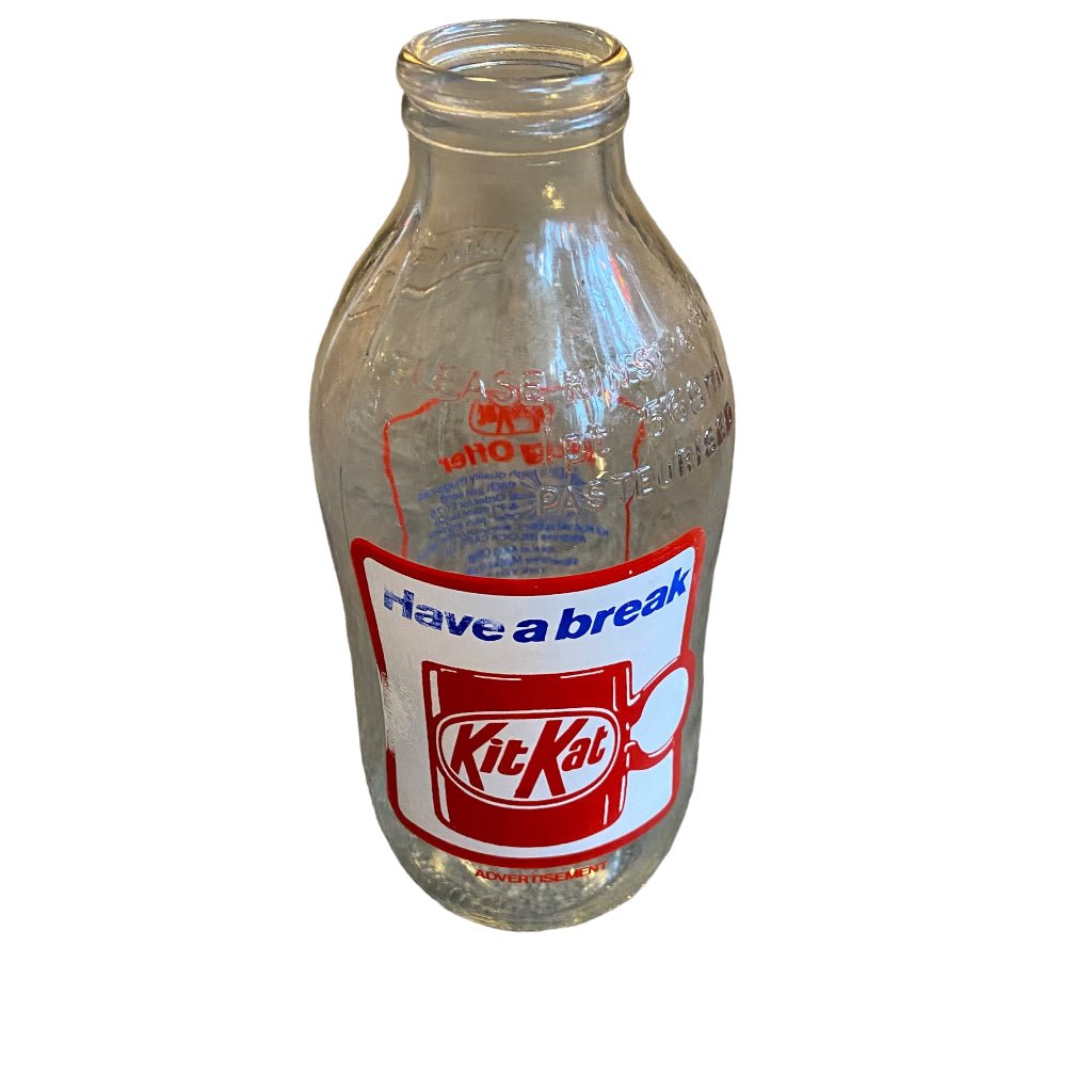 Vintage 1980s Advert-Design Unigate Milk Bottles - Any Old Vintage