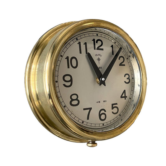 Vintage Brass Polaris Ship’s Clock - Any Old Vintage
