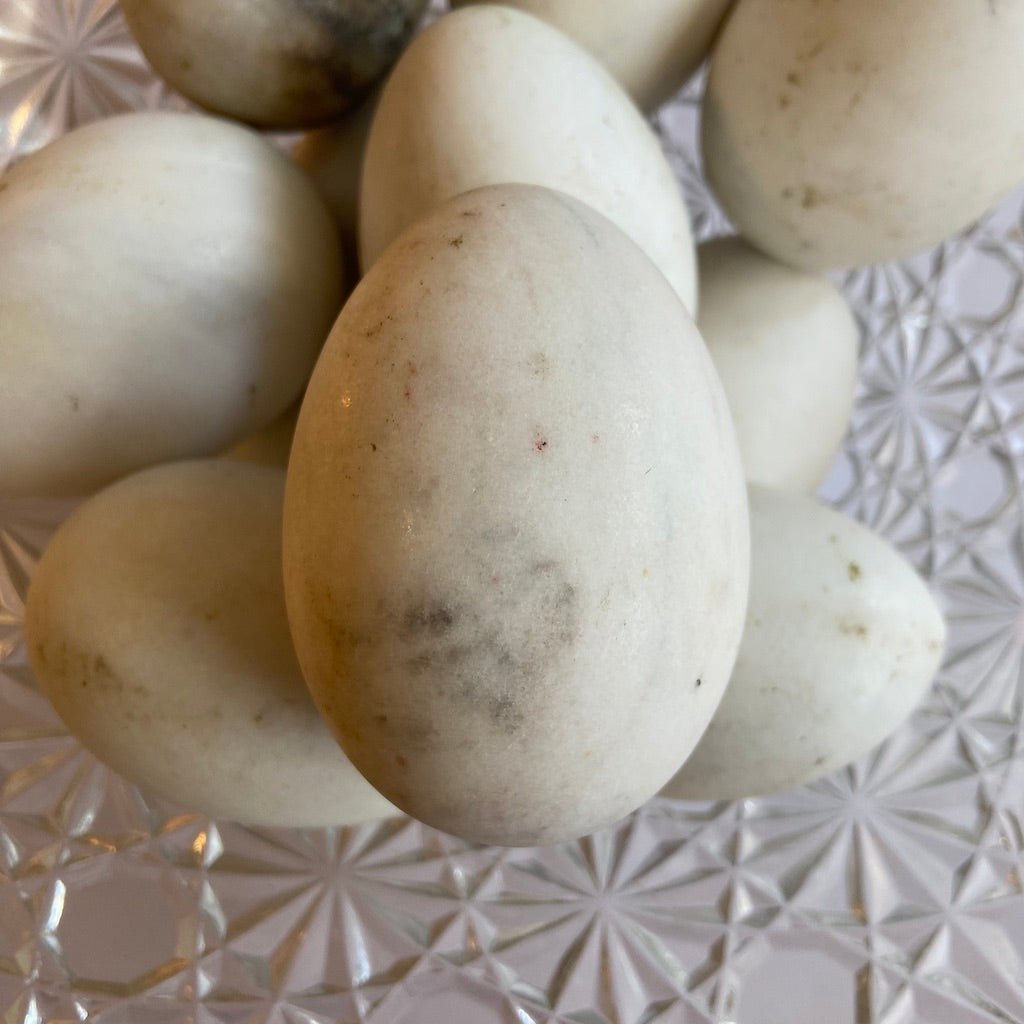 Vintage Italian Alabaster Eggs - Any Old Vintage