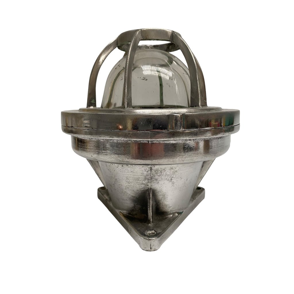 Vintage Kokosha Explosion-Proof Aluminium Bulkhead Light with Desk Lamp Option - Any Old Vintage